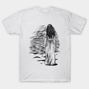 Girl on the seashore T-Shirt